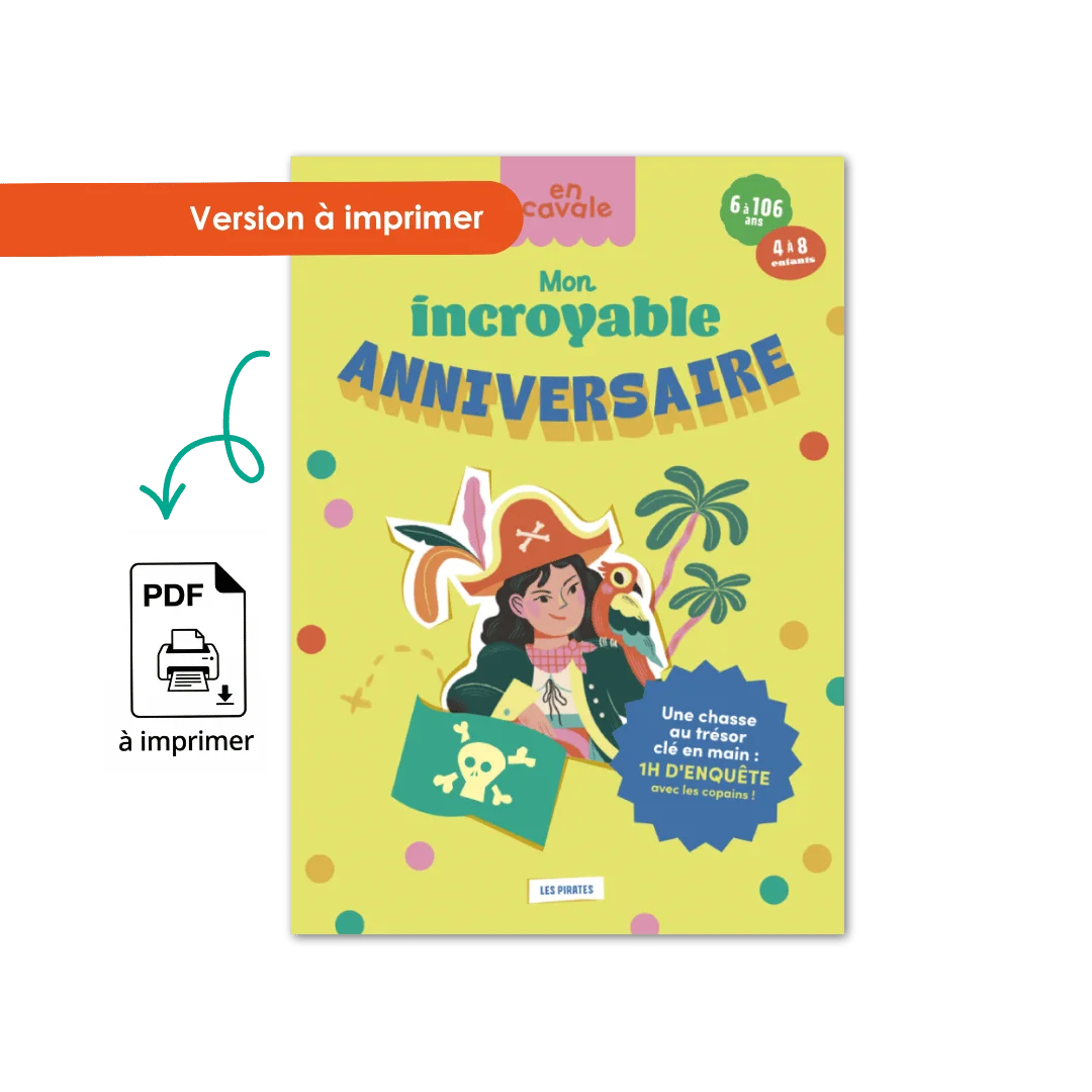 Chasse au trésor d'anniversaire - version imprimable