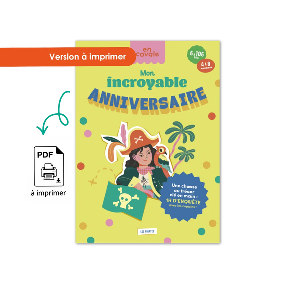 Chasse au trésor d'anniversaire - version imprimable
