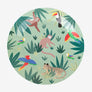 8 Assiettes en carton tropicales