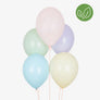 Lot de 10 ballons pastel