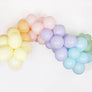 Lot de 10 ballons pastel