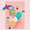 5 Ballons de baudruche oiseaux tropicaux