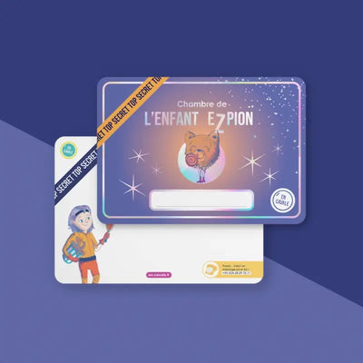 (en +) Sa carte énigme personnalisée - 4-6 ans