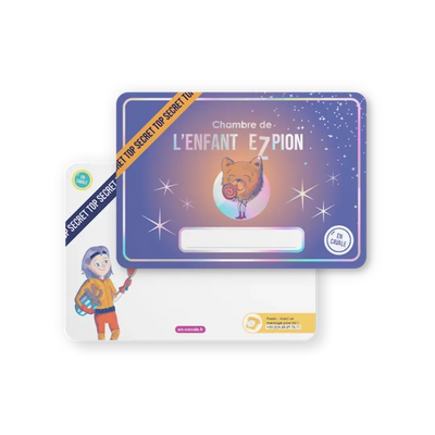 (en +) Sa carte énigme personnalisée - 4-6 ans