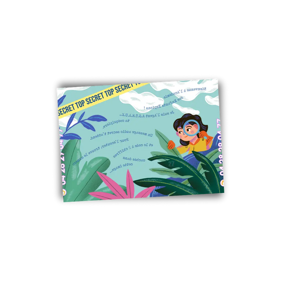 (en +) Sa carte énigme personnalisée - 7-12 ans