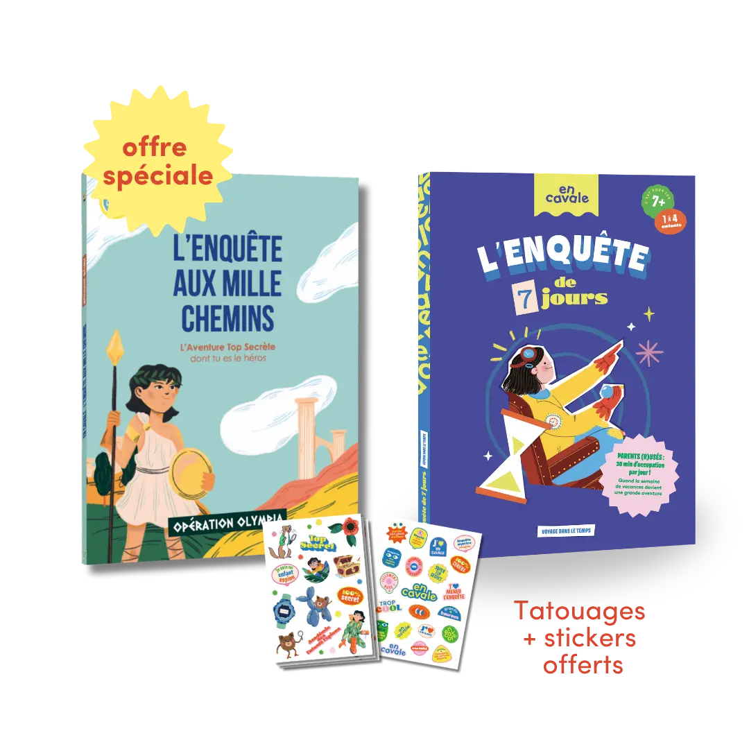 Duo d'Enquêtes – Mythologie & Voyage – Pack super espion