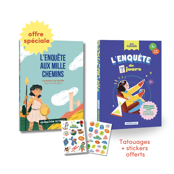 Duo d'Enquêtes – Mythologie & Voyage – Pack super espion