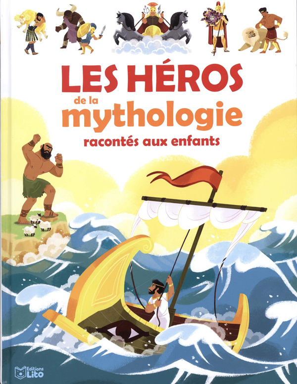 Livre Les héros de la mythologie racontés aux enfants.