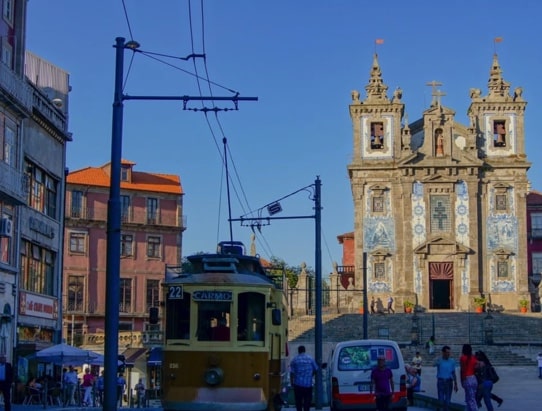 vie quotidienne dans une ville du Portugal