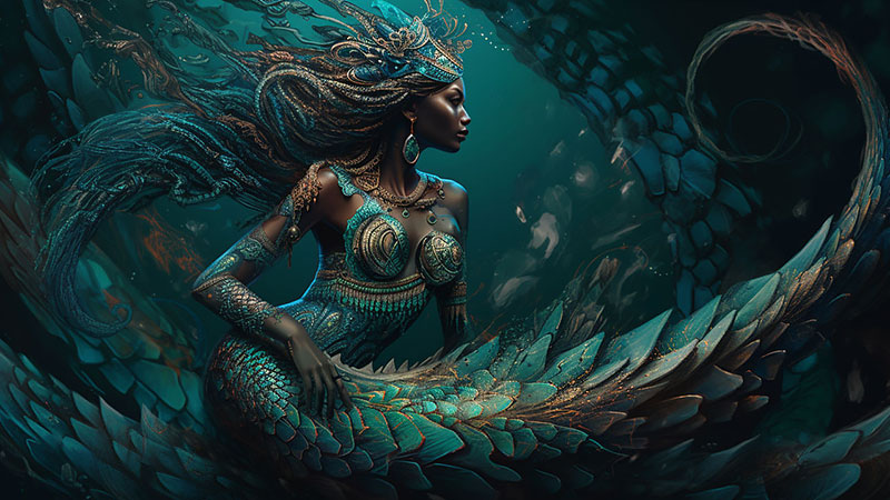 Featured image for “La Sirène dans la Mythologie Grecque : Envoûtement des Mers et Récits”
